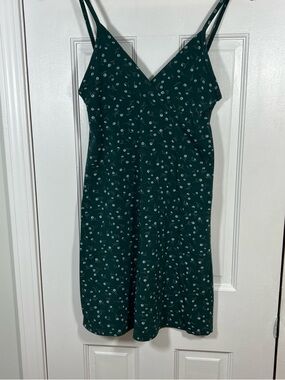 green emerald velvet dress Gemma Dress main image 1
